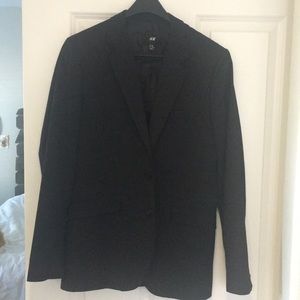 Men’s H&M Black Slim Suit Jacket Blazer 38R